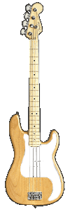 Fender Jazz Bass, Natural