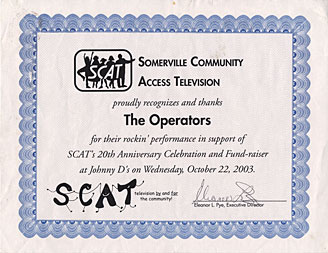 SCAT Certificate